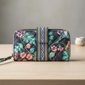 Vera Bradley Multicolor Floral Quilted Wallet